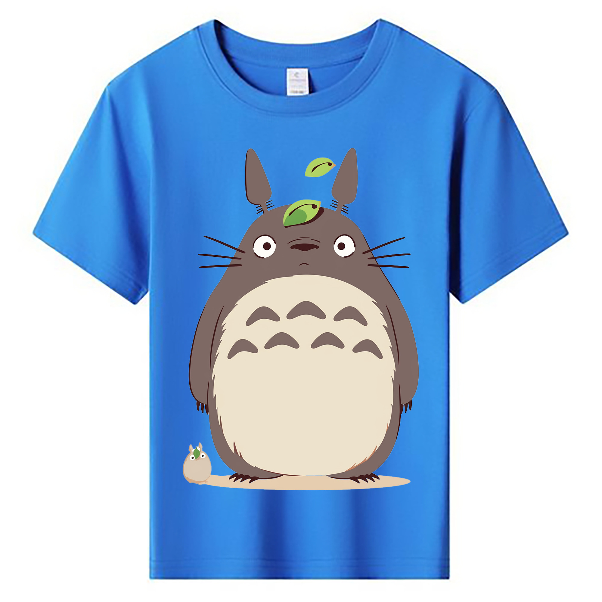 （画像用） となりのトトロ 草壁メイ 草壁サツキ My Neighbor Totoro Satsuki Kusakabe Mei Kusakabe 綿100％キッズTシャツ（フロントプリント）